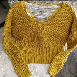 Crop sweater